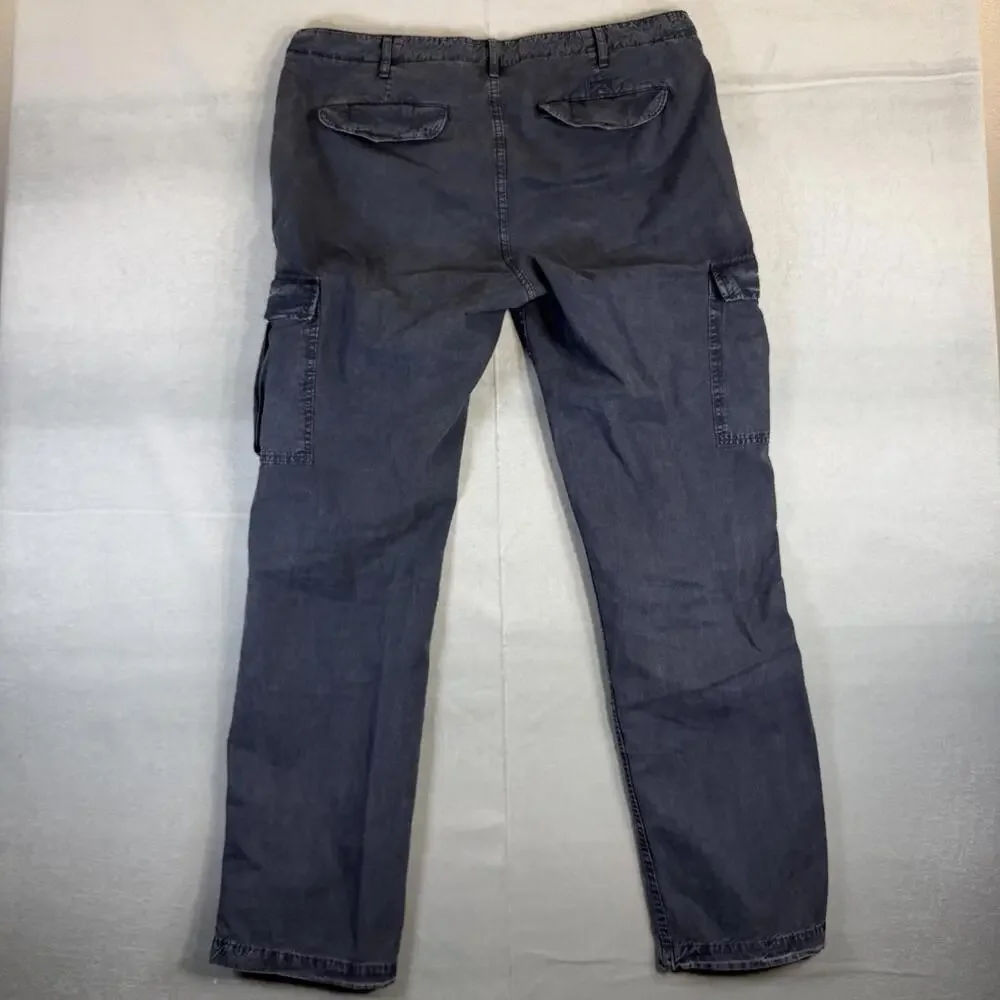 AG Adriano Goldschmied Supply Cargo Pants Mens 38 Blue Standard Issue Army USA - Picture 3 of 8